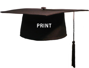 Square Caps® mit Aufdruck